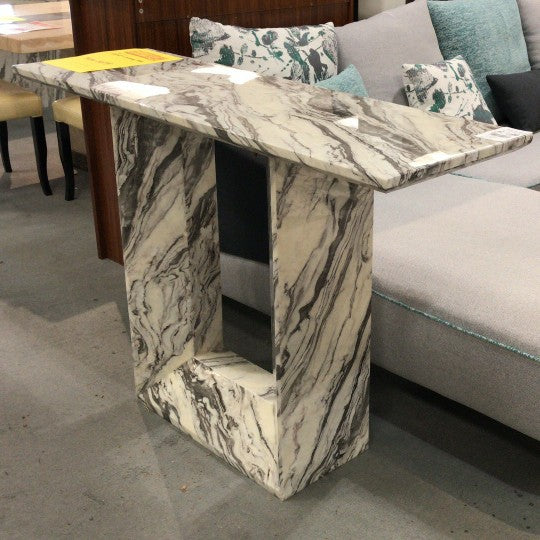 Floor Special! Kubu Marble Console Table Hallway Table